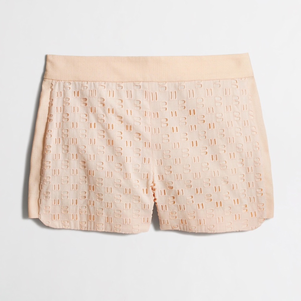 J. Crew Eyelet and Basket weave Short
